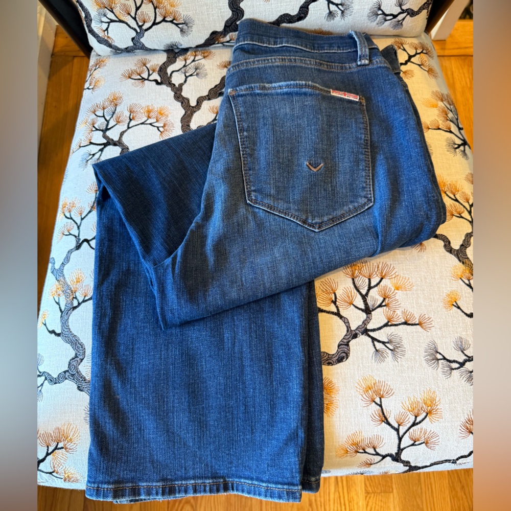 Hudson NOA‎ High Rise Straight Crop Jeans Womens Size 30 Blue